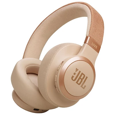 Casque d'écoute Bluetooth à suppression du bruit Live 770NC de JBL - Grès