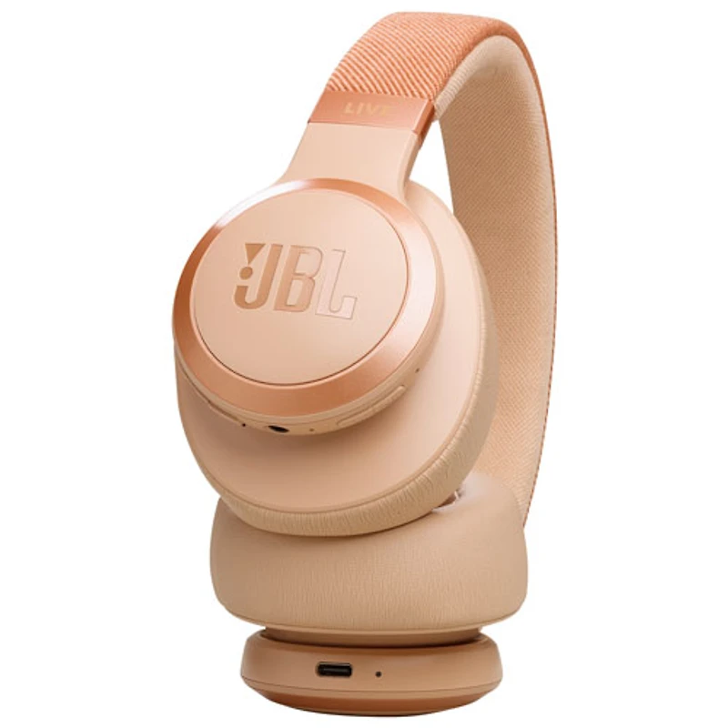 Casque d'écoute Bluetooth à suppression du bruit Live 770NC de JBL - Grès