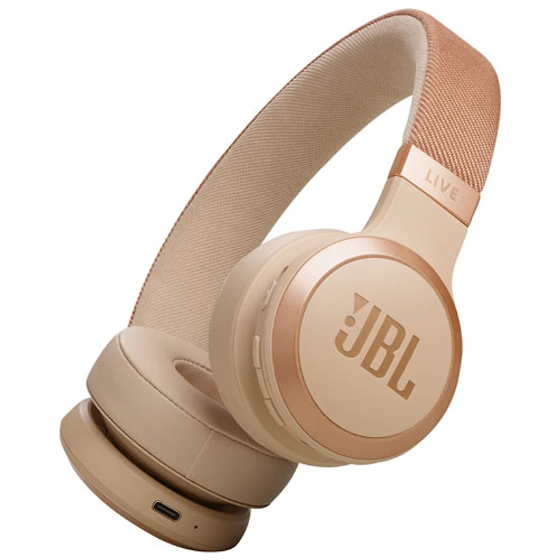 Casque d'écoute Bluetooth à suppression du bruit Live 670NC de JBL - Grès