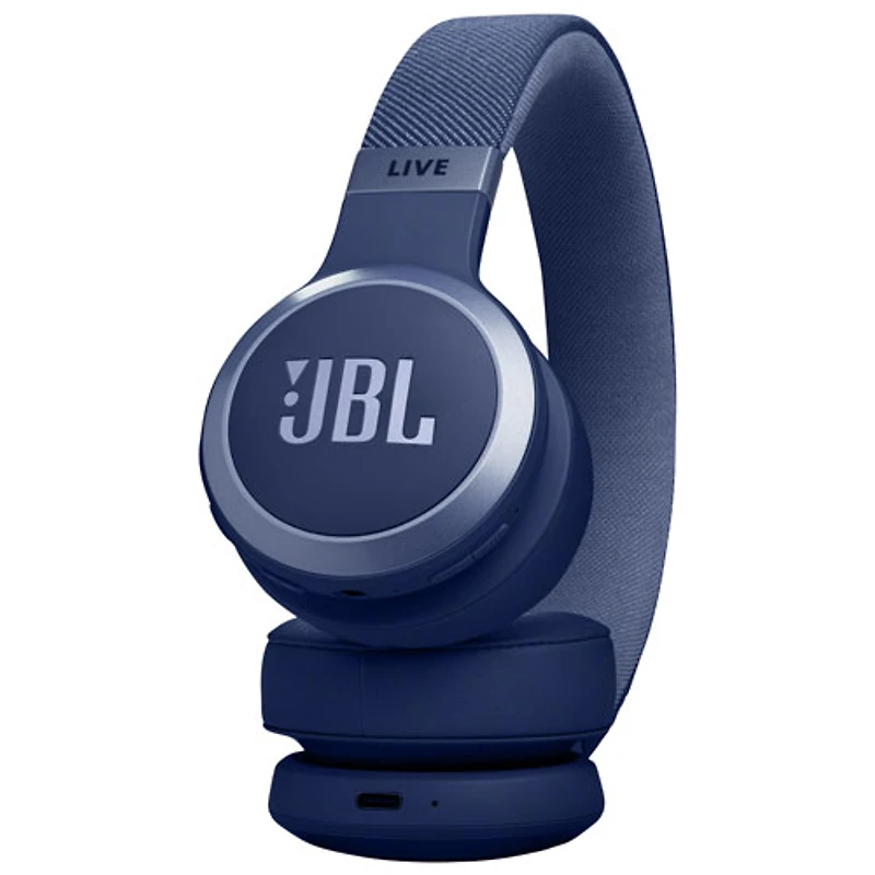 Casque d'écoute Bluetooth à suppression du bruit Live 670NC de JBL - Bleu