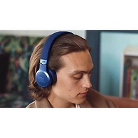 Casque d'écoute Bluetooth à suppression du bruit Live 670NC de JBL - Bleu