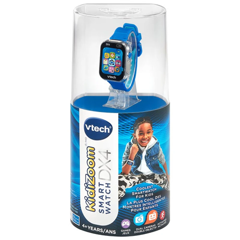 VTech KidiZoom DX4 Smartwatch with Camera - Blue