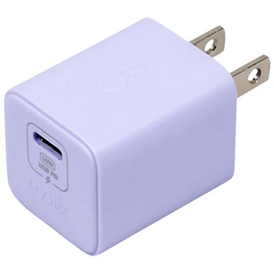 LOGiiX Vibrance 30W USB-C GaN PD Wall Charger - Lavender