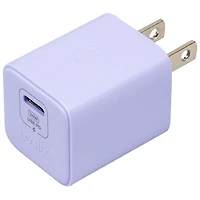 Chargeur mural PD GaN USB-C de 20 W Vibrance de LOGiiX - Lavande