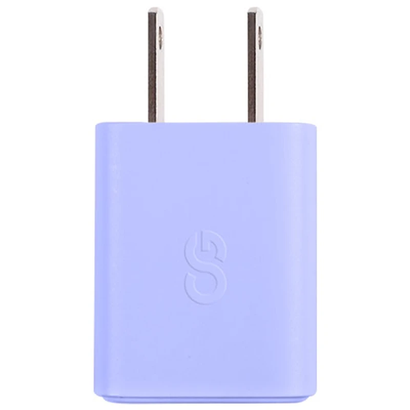 Chargeur mural PD GaN USB-C de 20 W Vibrance de LOGiiX - Lavande