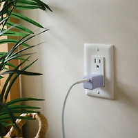 Chargeur mural PD GaN USB-C de 20 W Vibrance de LOGiiX - Lavande