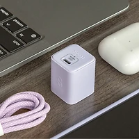 Chargeur mural PD GaN USB-C de 20 W Vibrance de LOGiiX - Lavande