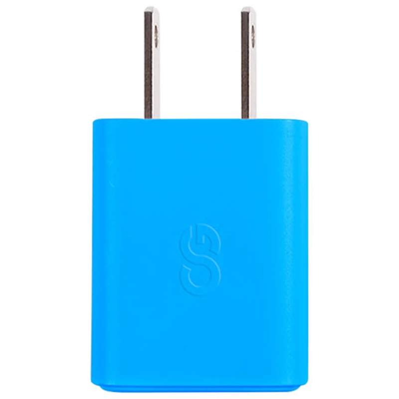 Chargeur mural PD GaN USB-C de 30 W Vibrance de LOGiiX - Turquoise