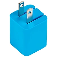 Chargeur mural PD GaN USB-C de 30 W Vibrance de LOGiiX - Turquoise