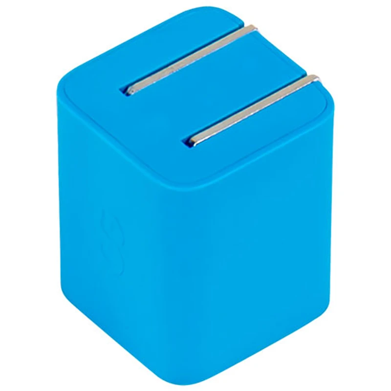 Chargeur mural PD GaN USB-C de 30 W Vibrance de LOGiiX - Turquoise