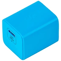 Chargeur mural PD GaN USB-C de 30 W Vibrance de LOGiiX - Turquoise