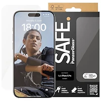 PanzerGlass SAFE Glass Screen Protector for iPhone 15 Plus