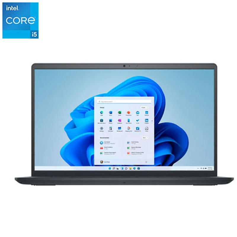 Portable de 15,6 po Inspiron de Dell - Noir carbone (Core i5-1235U d'Intel/RAM 16 Go/SSD 512 Go/Windows 11)