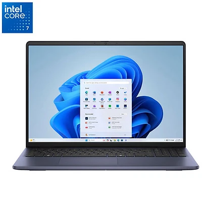 Portable de 16 po Inspiron de Dell - Bleu minuit (Core 7 150U d'Intel/SSD 1 To/RAM 16 Go/Windows 11 Famille)
