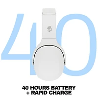 Skullcandy Crusher Evo Over-Ear Sound Isolating Bluetooth Headphones - Bone Orange