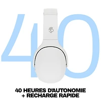 Skullcandy Crusher Evo Over-Ear Sound Isolating Bluetooth Headphones - Bone Orange