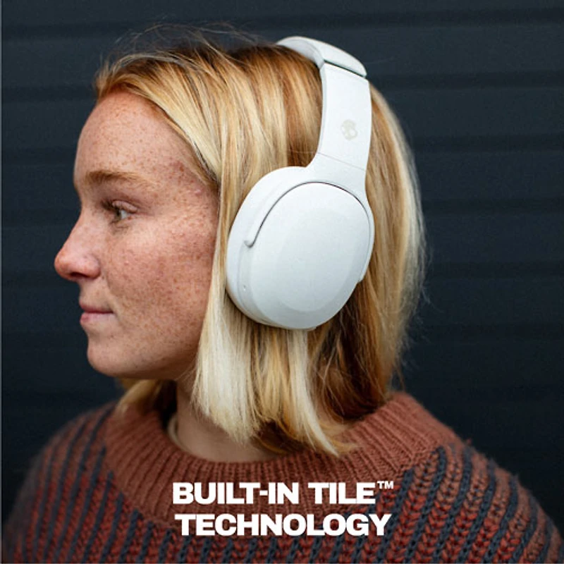 Skullcandy Crusher Evo Over-Ear Sound Isolating Bluetooth Headphones - Bone Orange