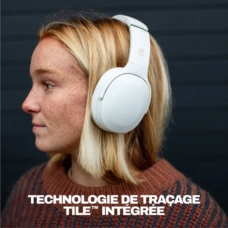 Skullcandy Crusher Evo Over-Ear Sound Isolating Bluetooth Headphones - Bone Orange