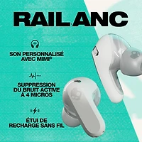 Écouteurs boutons 100 % sans fil à isolation sonore Rail ANC de Skullcandy - Os