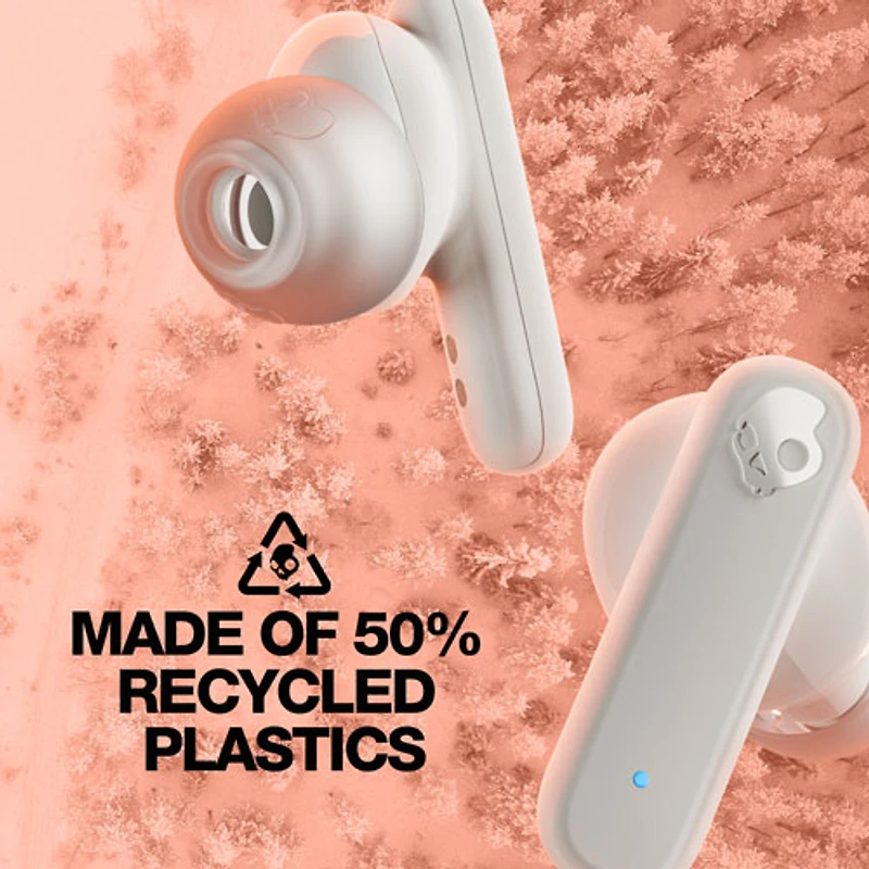 Skullcandy Smokin' Buds In-Ear Sound Isolating True Wireless Earbuds - Bone Orange