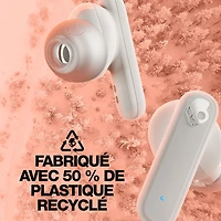 Skullcandy Smokin' Buds In-Ear Sound Isolating True Wireless Earbuds - Bone Orange