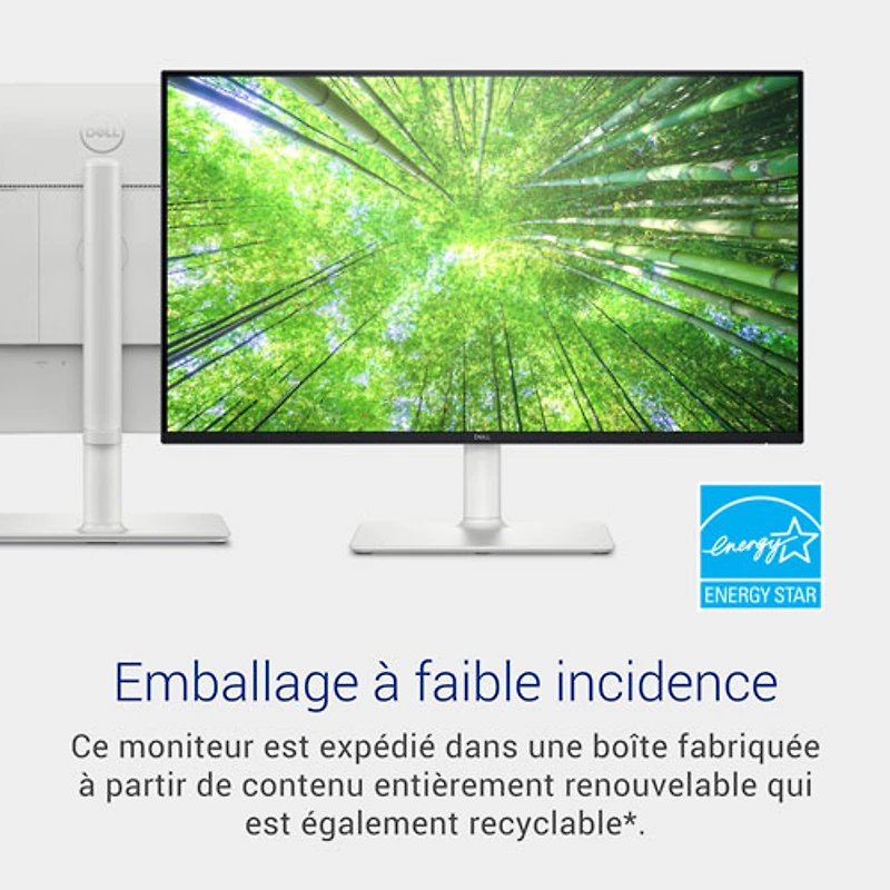 Moniteur IPS DEL WQHD 100 Hz de 27 po de Dell avec temps de réponse de 4 ms (S2725DS) - Argenté