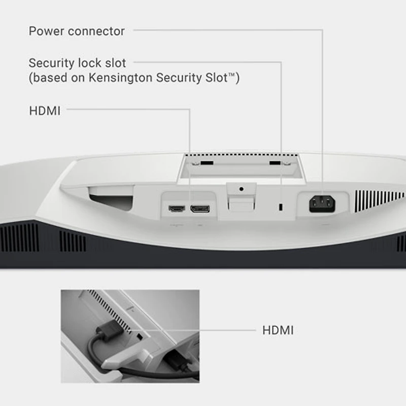 Moniteur IPS DEL WQHD 100 Hz de 27 po de Dell avec temps de réponse de 4 ms (S2725DS) - Argenté