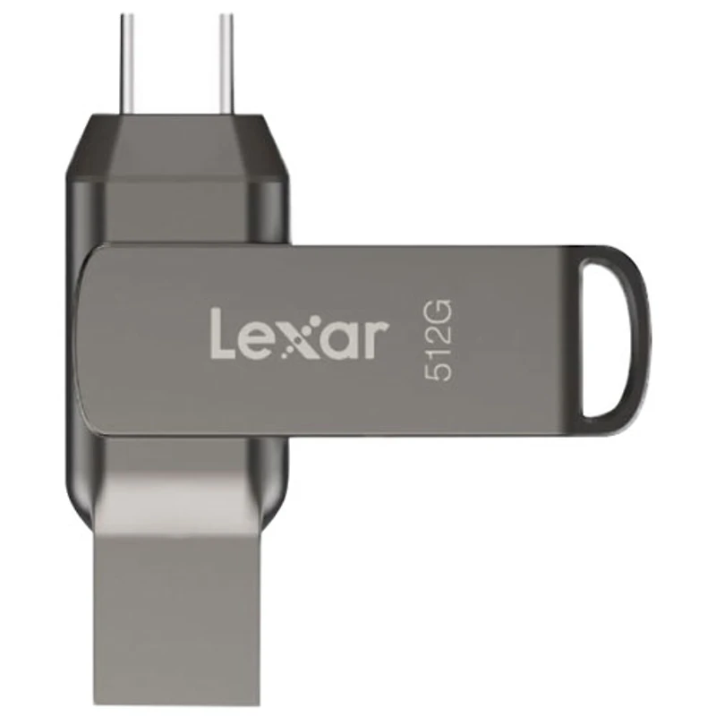 Clé USB 3.1 + USB-C de 512 Go Jump Drive Dual Drive D400 de Lexar