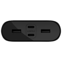 Chargeur portable USB-A/USB-C à 4 ports de 26 000 mAh BoostCharge de Belkin - Noir