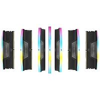 Mémoire DDR5 32 Go (2 x 16 Go) 6000 MHz Vengeance RGB de Corsair pour PC (CMH32GX5M2B6000C30)