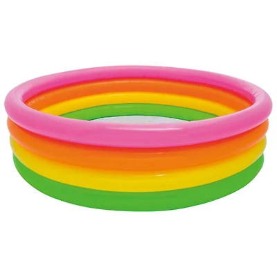 Piscine gonflable ronde pour enfants Sunset Glow d'Intex - 5,5 pi x 18 po