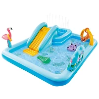 Intex Jungle Adventure Inflatable Play Centre with Pool, Slide & Ring Toss