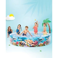 Pataugeoire pour enfants Deep Sea Blue SnapSet d'Intex - 8 x 1,5 pi
