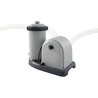 Piscine hors terre ronde ClearView Prism Frame d'Intex avec pompe à filtre, échelle et toile - 16 x 4 pi