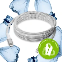 dbramante1928 2.5m (8ft) USB-C to Lightning Braided Cable (DB-CB25CLGRU512) - White