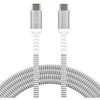 dbramante1928 2.5m (8ft) USB-C to USB-C Braided Cable (DB-CB25CCGRU511) - White