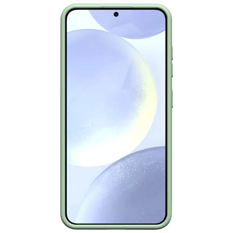 Incipio Sensor Silicone Fitted Hard Shell w/ Lens Protector for Samsung S24 - Sage -Only at Best Buy