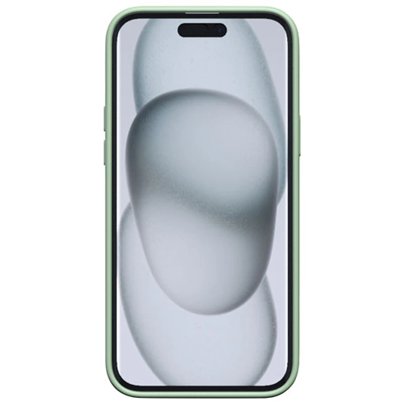 Étui rigide ajusté en silicone Sensor d'Incipio avec protecteur de lentille pour iPhone 15 Plus/14 Plus - Sauge