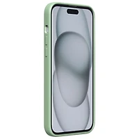 Étui rigide ajusté en silicone Sensor d'Incipio avec protecteur de lentille pour iPhone 15 Plus/14 Plus - Sauge