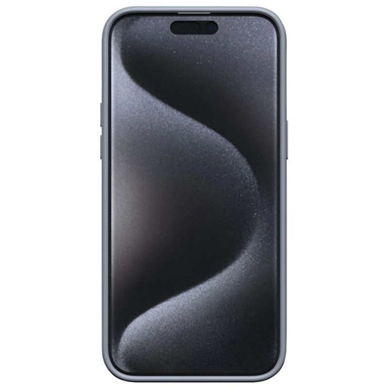 Incipio Sensor Silicone Fitted Hard Shell with Lens Protector for iPhone 15 Pro Max - Grey