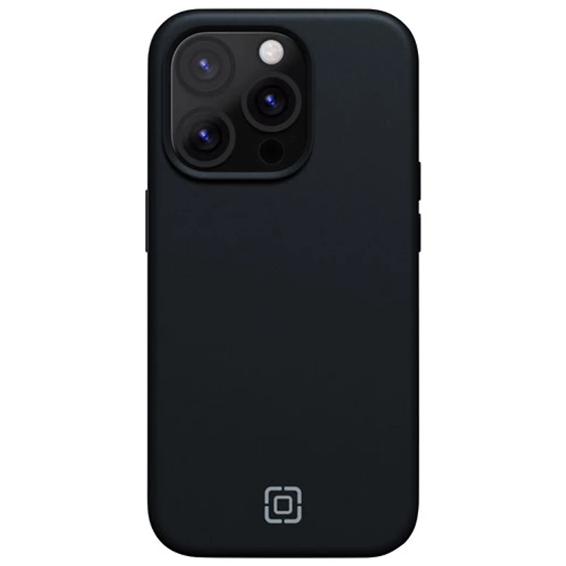 Incipio Sensor Silicone Fitted Hard Shell with Lens Protector for iPhone 15 Pro - Black