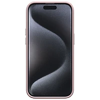Incipio Sensor Silicone Fitted Hard Shell with Lens Protector for iPhone 15 Pro - Blush Pink