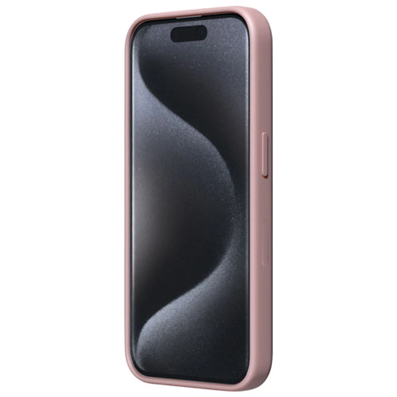 Incipio Sensor Silicone Fitted Hard Shell with Lens Protector for iPhone 15 Pro - Blush Pink