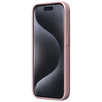 Incipio Sensor Silicone Fitted Hard Shell with Lens Protector for iPhone 15 Pro - Blush Pink