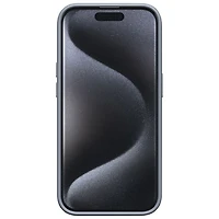 Étui rigide ajusté en silicone Sensor d'Incipio avec protecteur de lentille pour iPhone 15 Pro - Gris