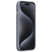 Étui rigide ajusté en silicone Sensor d'Incipio avec protecteur de lentille pour iPhone 15 Pro - Gris