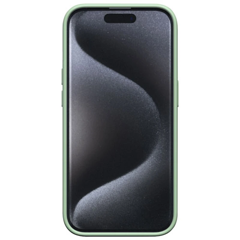 Incipio Sensor Silicone Fitted Hard Shell with Lens Protector for iPhone 15 Pro - Sage