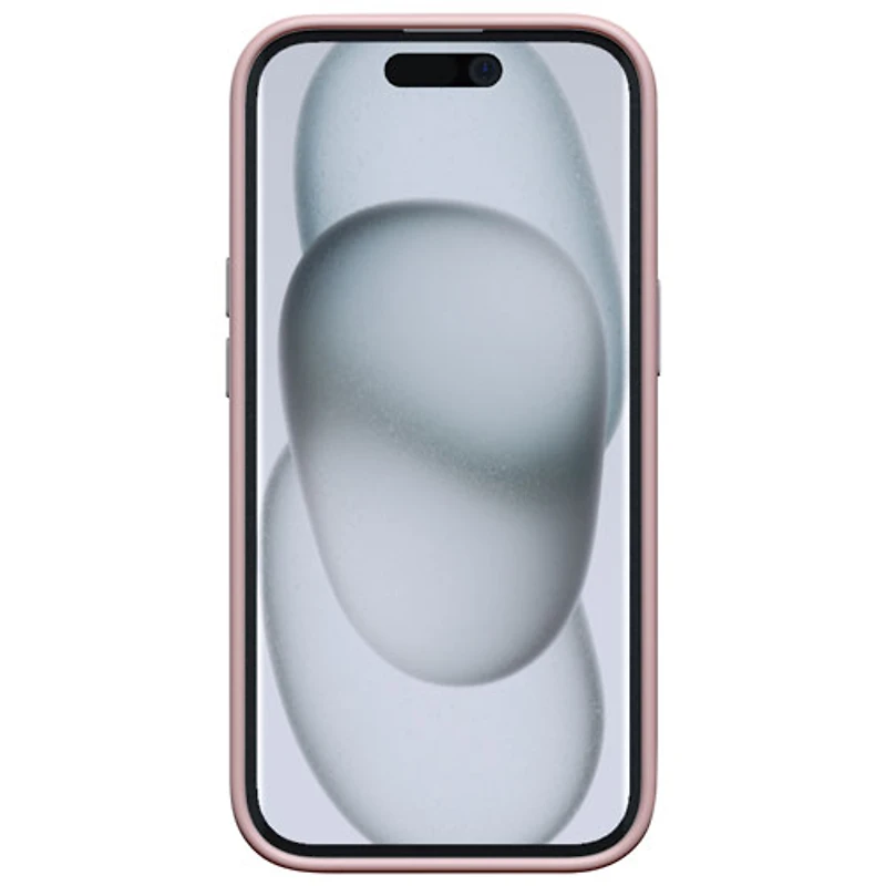Incipio Sensor Silicone Fitted Hard Shell w/ Lens Protector for iPhone 16e/15/14/13 -Blush Pink -Only at Best Buy