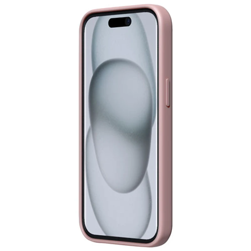 Incipio Sensor Silicone Fitted Hard Shell w/ Lens Protector for iPhone 16e/15/14/13 -Blush Pink -Only at Best Buy