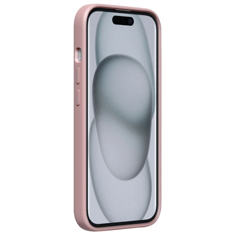 Incipio Sensor Silicone Fitted Hard Shell w/ Lens Protector for iPhone 16e/15/14/13 -Blush Pink -Only at Best Buy